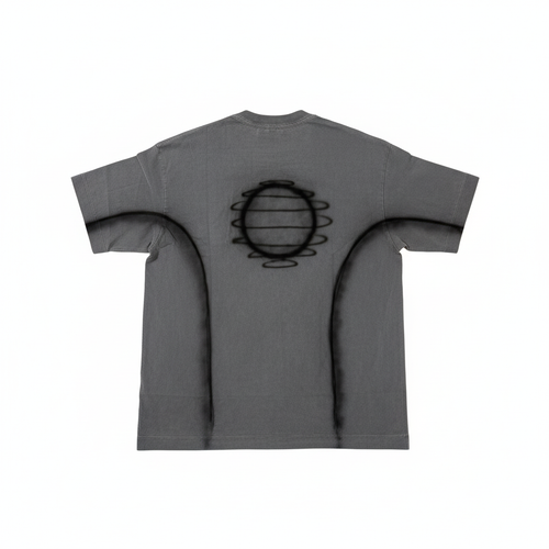 Grey SPARK T-shirt Flat Lay