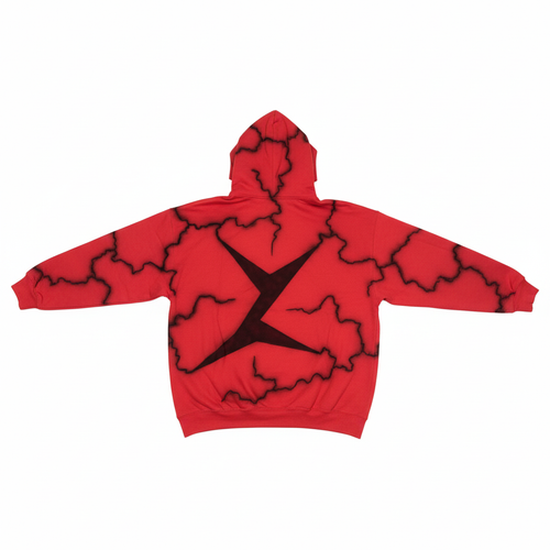 Red SPARK Hoodie Back