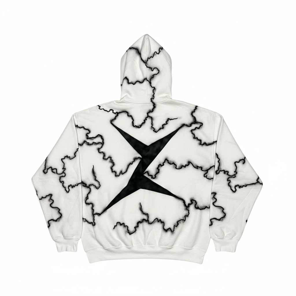White SPARK Hoodie Back